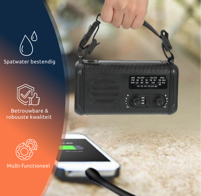 Veilig Nederland™ Noodradio (20.000mAh)