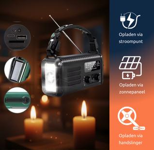 Veilig Nederland™ Noodradio (20.000mAh)
