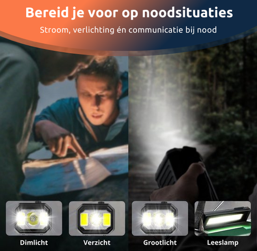 Veilig Nederland™ Noodradio (20.000mAh)