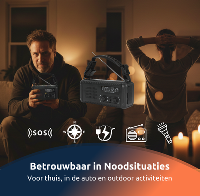 Veilig Nederland™ Noodradio (20.000mAh)