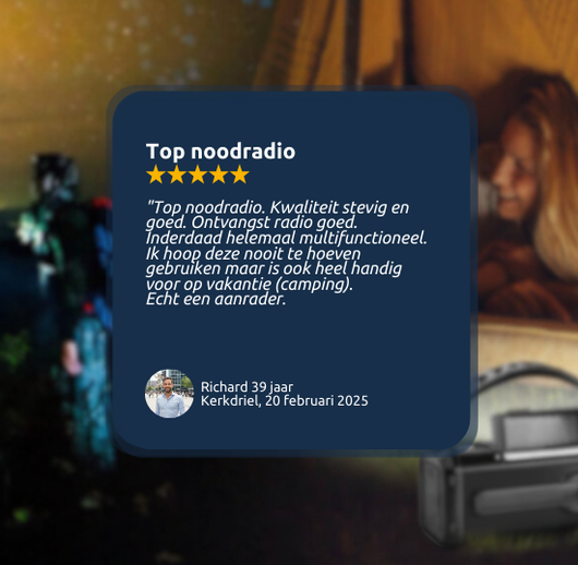 Veilig Nederland™ Noodradio (20.000mAh)