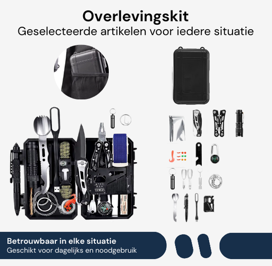 Veilig Nederland™ Noodpakket 9 stuks (compleet)